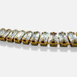 Bordeaux Baguette Bracelet