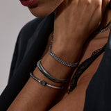 Bordeaux Baguette Bracelet